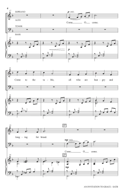 An Invitation to Grace - Martin - SATB