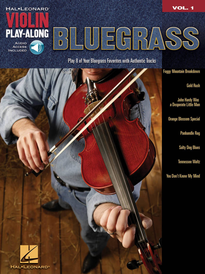 Bluegrass: Violin Play-Along Volume 1 - Book/Audio Online