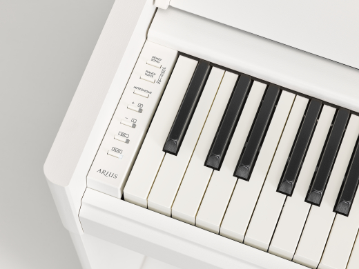 YDP-S55 Arius 88-Key Slim-Body Digital Piano with Stand and Bench - White