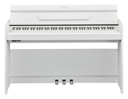 YDP-S55 Arius 88-Key Slim-Body Digital Piano with Stand and Bench - White