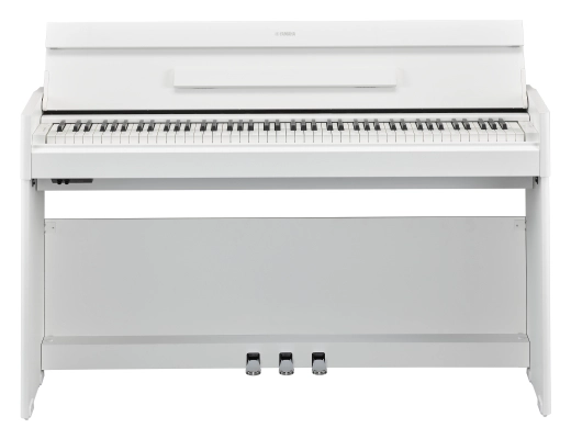 YDP-S55 Arius 88-Key Slim-Body Digital Piano with Stand and Bench - White