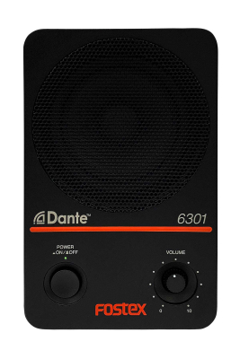 6301DT 4\'\' 25 Watt Active Monitor with Dante (Single)