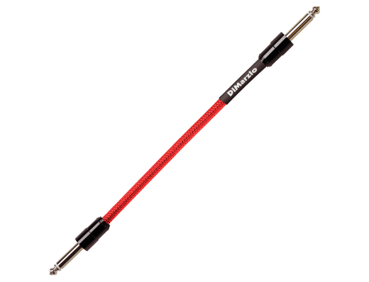 Straight to Straight Pedal Board Cable (12\'\') - Red