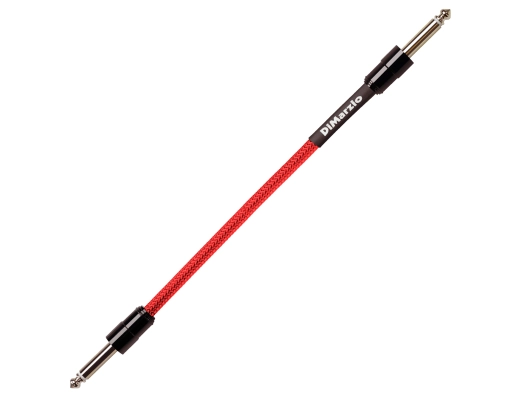 DiMarzio - Straight to Straight Pedal Board Cable (12) - Red