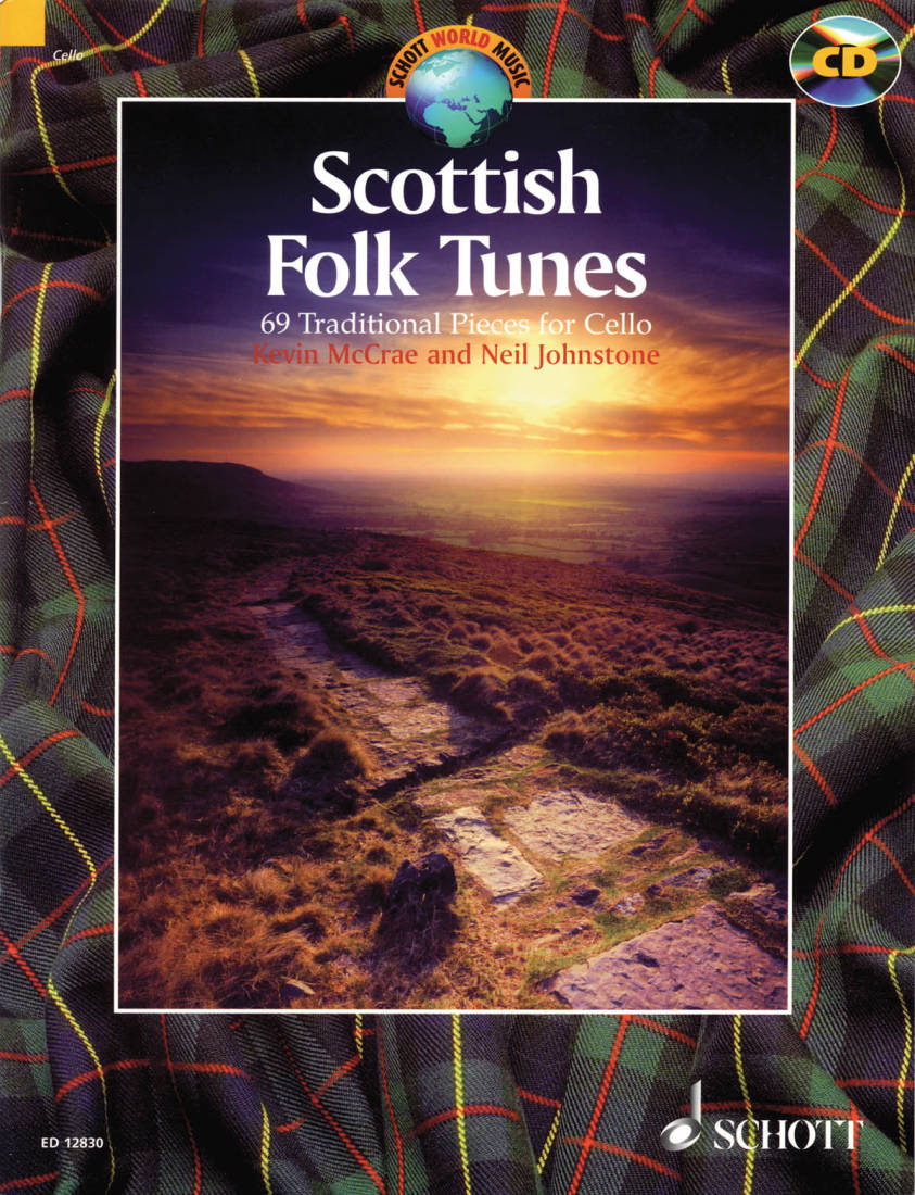 Scottish Folk Tunes: 69 Traditional Pieces - McCrae/Johnstone - Cello - Book/CD