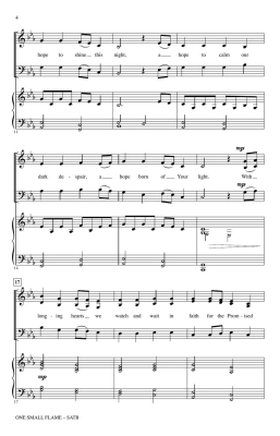 One Small Flame - Stewart/Purifoy - SATB