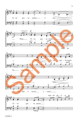Peter Gonna Preach - Parker/Shackley - SATB