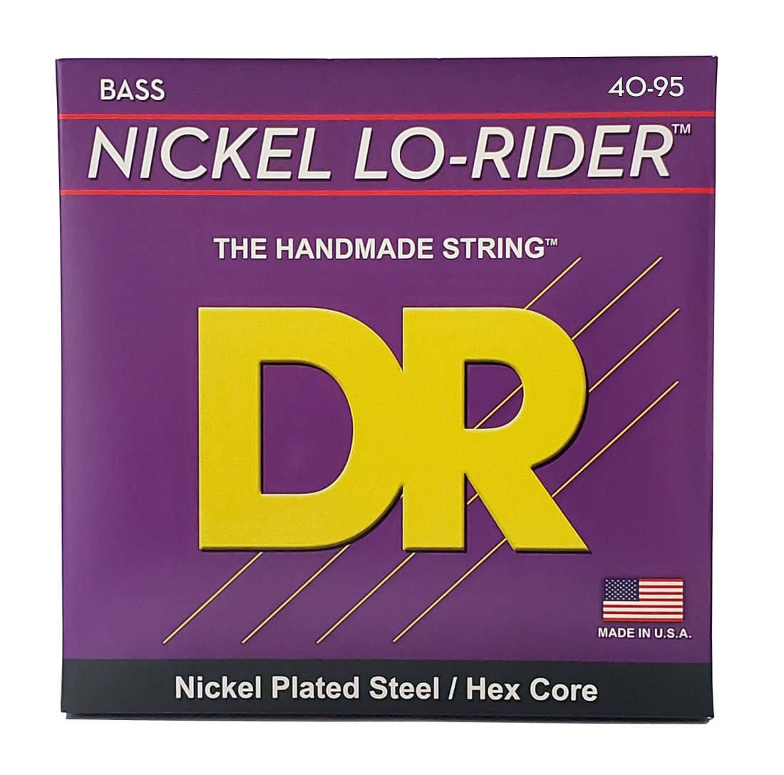 Lo-Rider Hex Core Nickel-Plated Steel Bass Strings - Light-Light Gauge (40-95)