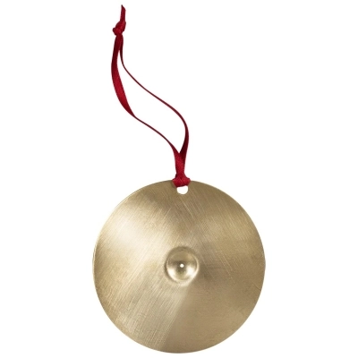 Cymbal Christmas Ornament