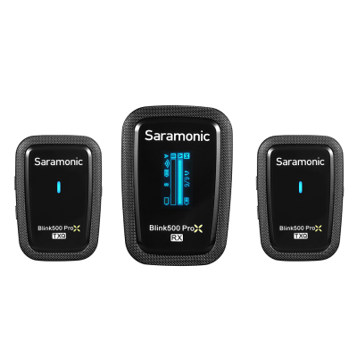 Saramonic - Blink500 ProX Q2 2.4GHz Dual Channel Wireless Microphone System