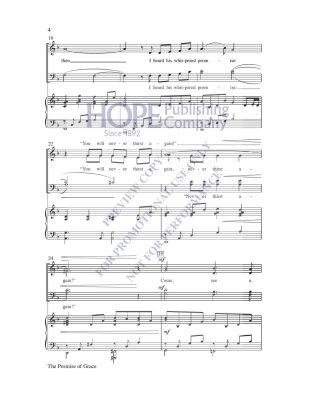 The Promise of Grace - Aspinall/McDonald - SATB