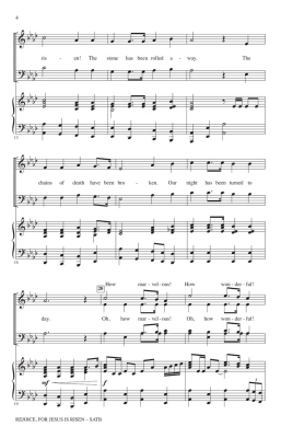 Rejoice, for Jesus Is Risen - Gabriel/Paige - SATB