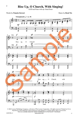 Rise Up, O Church, With Singing! - Stewart/Nix - SATB