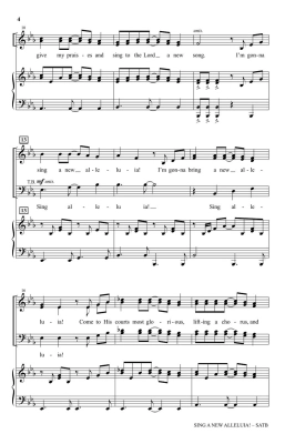 Sing a New Alleluia! - Barrett - SATB