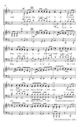 Sing a New Alleluia! - Barrett - SATB