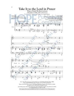 Take It to the Lord In Prayer - Raney - SATB