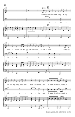 Take My Life and Let It Sing - Martin - SATB