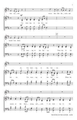 Trusting in the Savior - Hopper/Ware - SATB