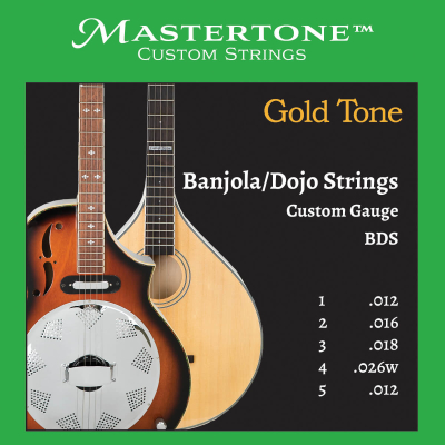 Gold Tone - Banjola/Dojo String Set - Custom Gauge