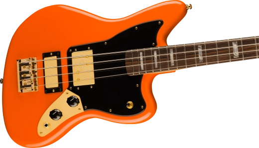 Limited Edition Mike Kerr Jaguar Bass, Rosewood Fingerboard - Tiger\'s Blood Orange