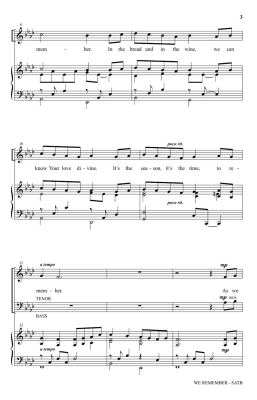 We Remember - Martin/Showalter - SATB
