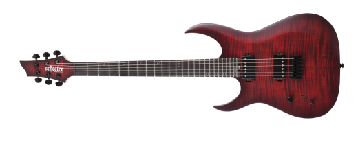 Schecter - Sunset-6 Extreme Electric Guitar, Left-Handed - Scarlet Burst