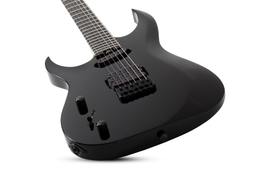 Sunset-6 Triad Electric Guitar, Left-Handed - Gloss Black