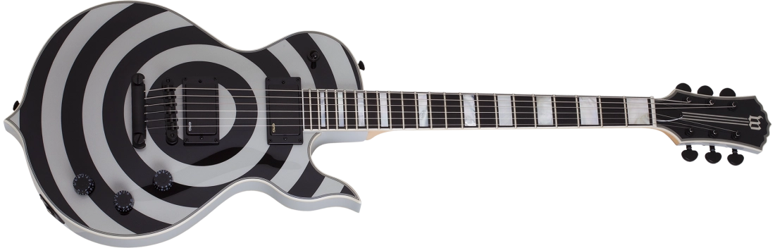 Wylde Odin Grail Electric Guitar - Silver Bullseye