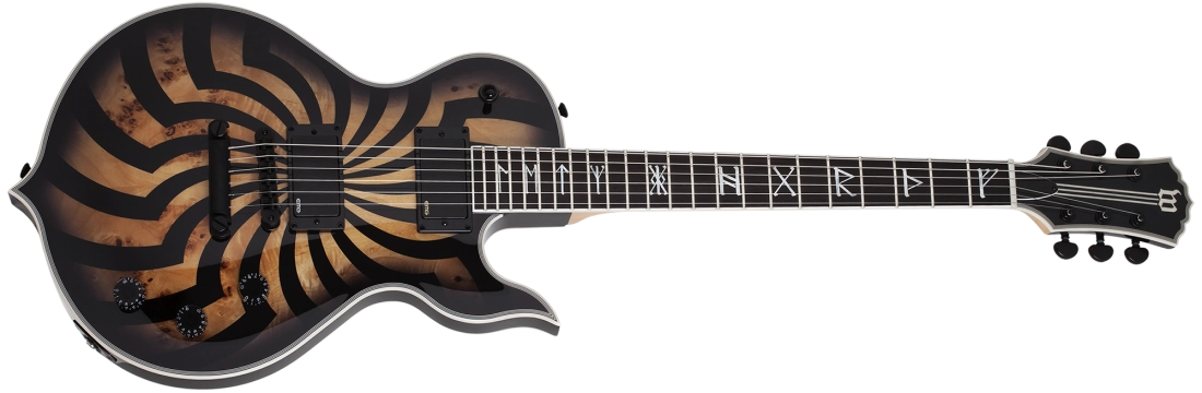 Wylde Odin Grail Electric Guitar - Buzzsaw Charcoal Burst