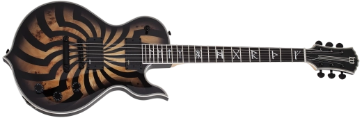 Schecter - Wylde Odin Grail Electric Guitar - Buzzsaw Charcoal Burst