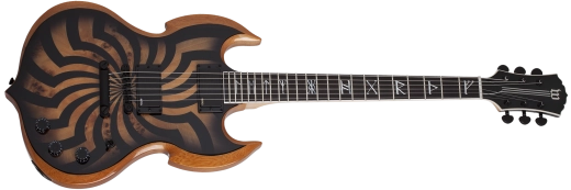 Schecter - Wylde Barbarian Electric Guitar - Buzzsaw Charcoal Burst