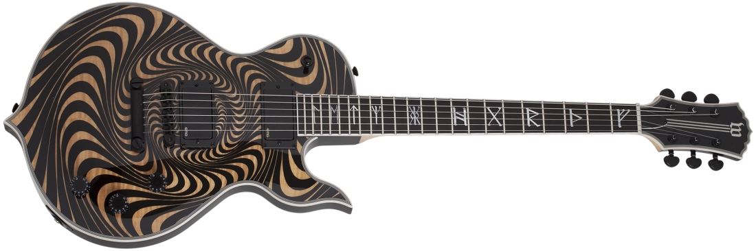 Wylde Odin Grail Electric Guitar - Psychic Bullseye Rawtop