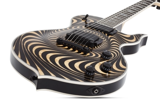 Wylde Odin Grail Electric Guitar - Psychic Bullseye Rawtop