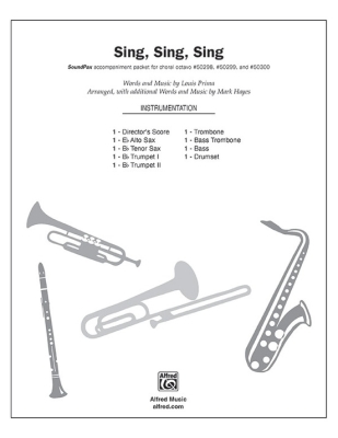 Alfred Publishing - Sing, Sing, Sing - Prima/Hayes - SoundPax