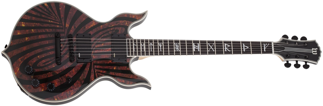 Wylde Heathen Grail Electric Guitar - Tortoise Black Blizzard