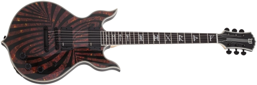 Schecter - Wylde Heathen Grail Electric Guitar - Tortoise Black Blizzard