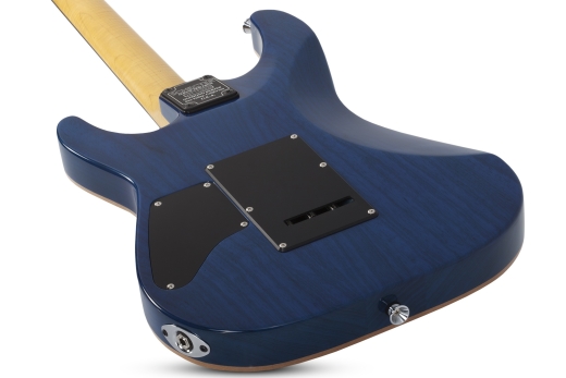 California Classic Electric Guitar with Hardshell Case - Transparent Sky Burst