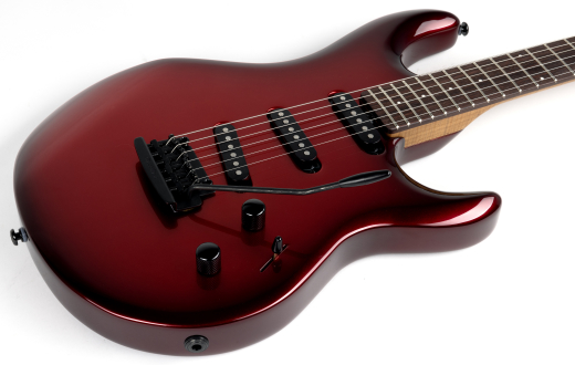 Luke 4 SSS, Roasted Figured Maple/Rosewood Fingerboard with Case - Scoville Red
