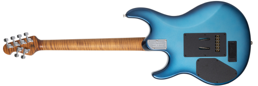 Luke 4 SSS, Roasted Figured Maple/Rosewood Fingerboard with Case - Blue Diesel