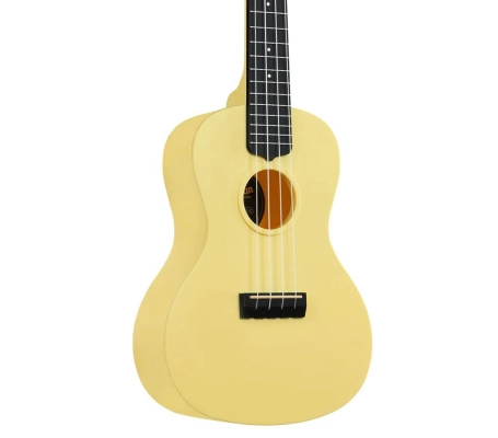 Starlight Yellow Glow-In-The-Dark Concert Waterman Ukulele