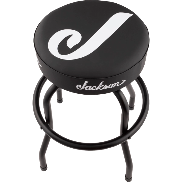 J Logo Barstool, Black and White, 24\'\'