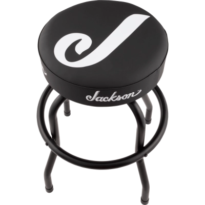 J Logo Barstool, Black and White, 24\'\'