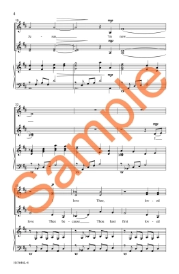 My Jesus, I Love Thee - Featherston/McDonald - SSAA