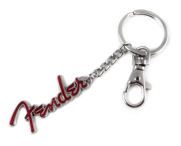 Fender Logo Keychain - Red