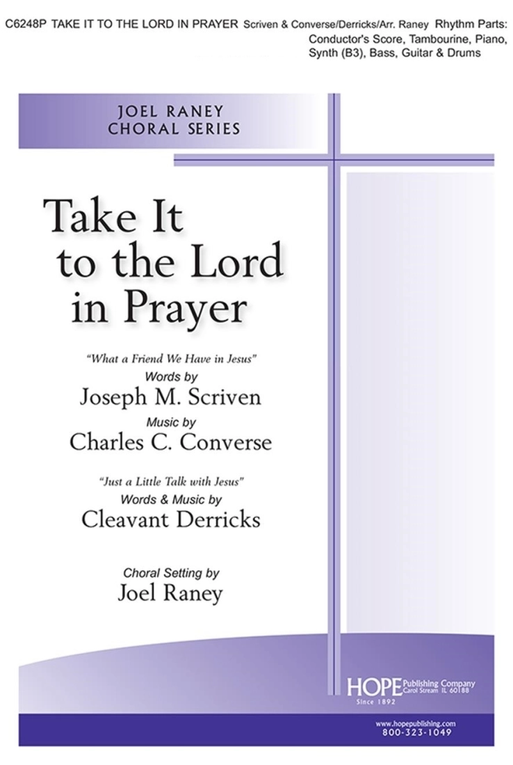 Take It to the Lord In Prayer - Raney - Rhythm Parts