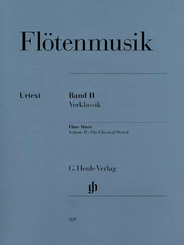 Flute Music Volume II, Pre-Classical - Heinemann/Graf/Petrenz - Flute/Bass/Piano - Book