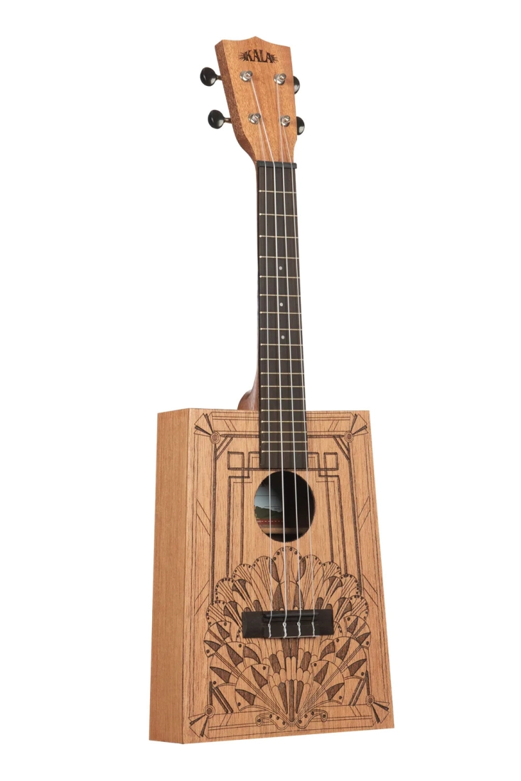 Cigar Box Concert Ukulele with Gig Bag