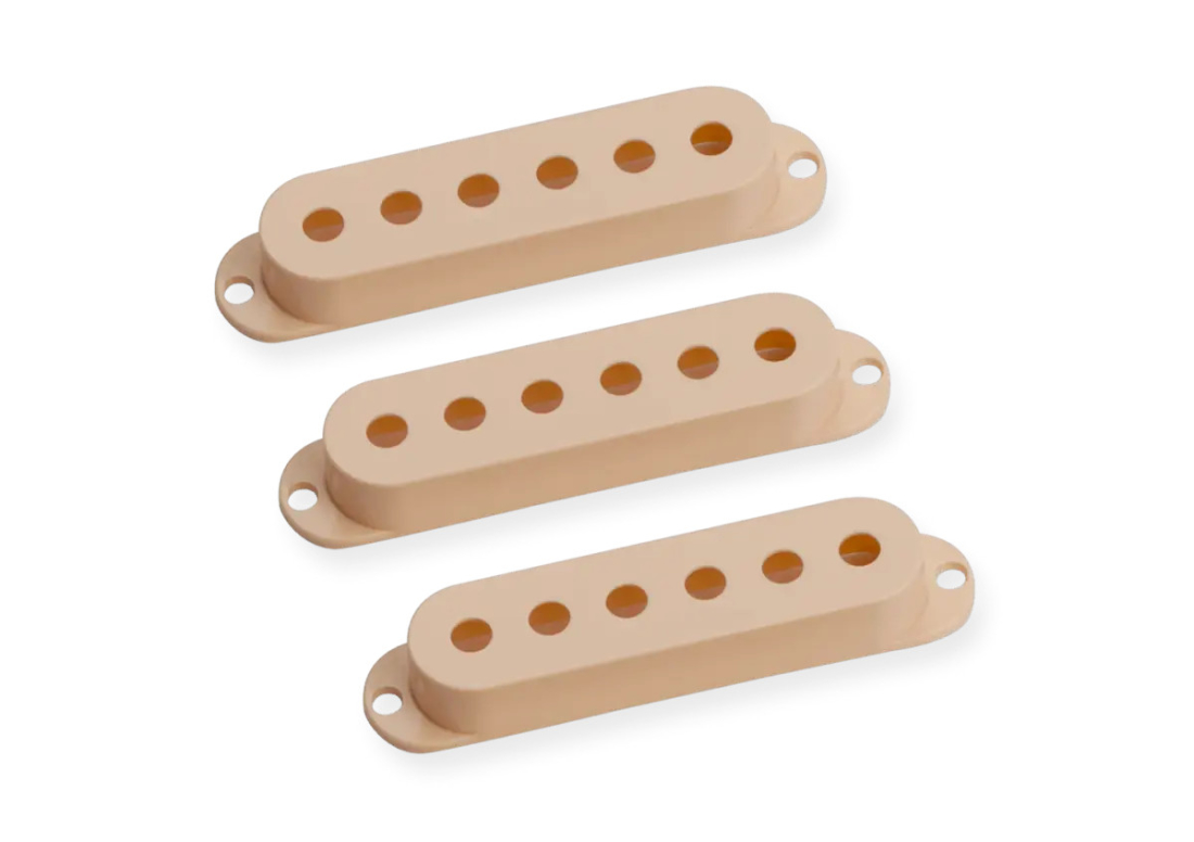 Stratocaster Pickup Covers (3 Pack) - No Logo, Cream