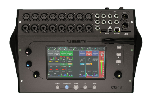 CQ-18T Ultra-Compact Digital Audio Mixer