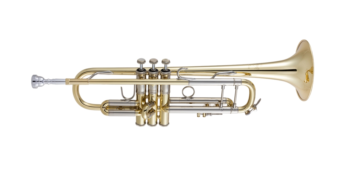 19043 .459\'\' Medium-Large Bore Stradivarius Trumpet, #43 Bell - Clear Lacquer